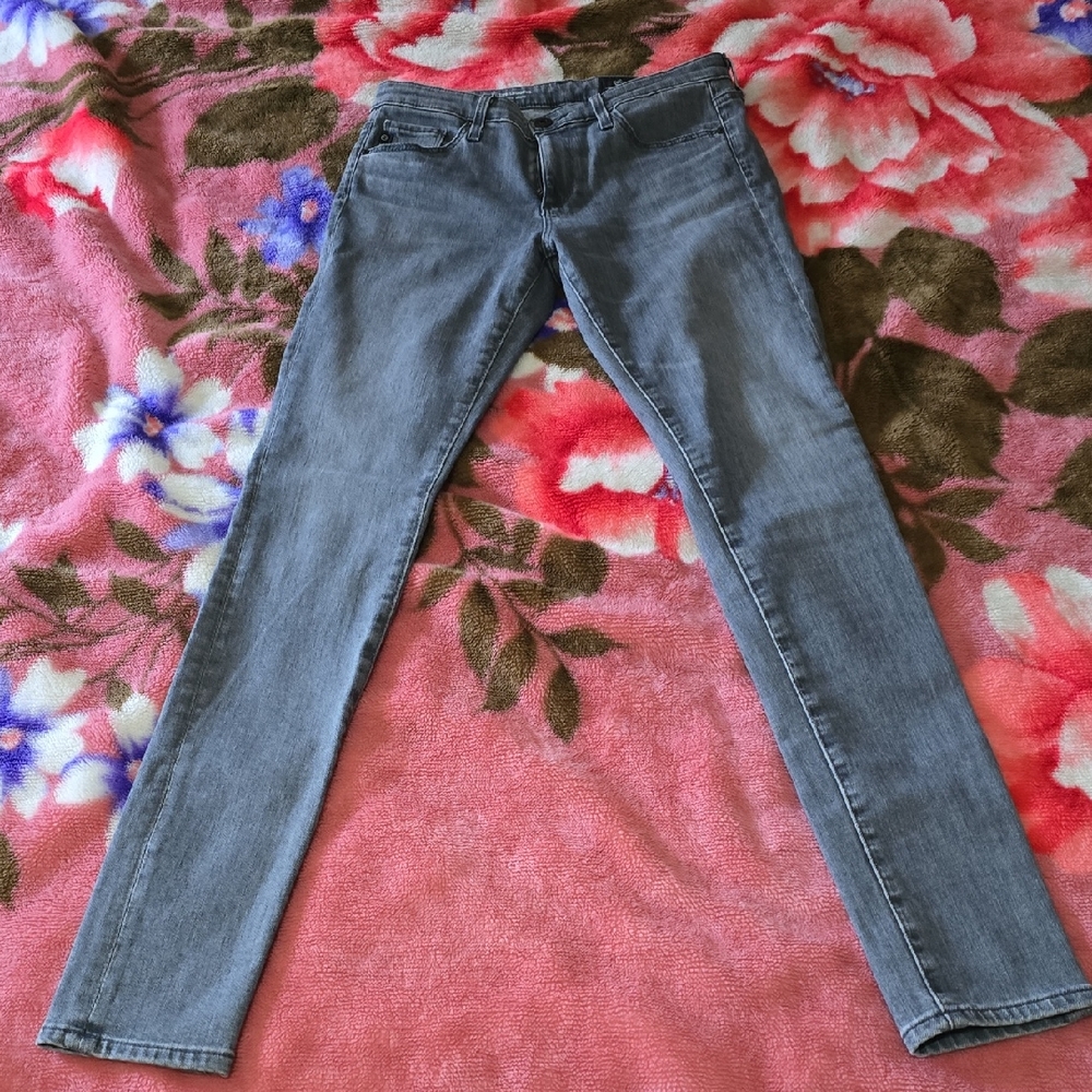 AG Adriano Goldschmied Women's Blue Skinny Jeans